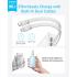 Anker Zolo Power Bank, 10,000mAh 30W Max Fast Portable Charger with Built-in USB-C and MFi Certified Lightning Cables, USB-C&A, Battery Pack for iPhone 16/15 Series, MacBook, Galaxy - White